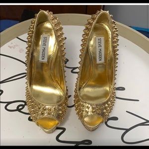 Steve Madden • awwsome glitter spikes heels